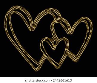 Logo Vector Rhinestone t-shirt design