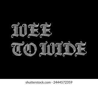 Logo Vector Rhinestone t-shirt design