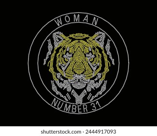 Logo Vector Rhinestone t-shirt design