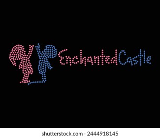 Logo Vector Rhinestone diseño de la camiseta