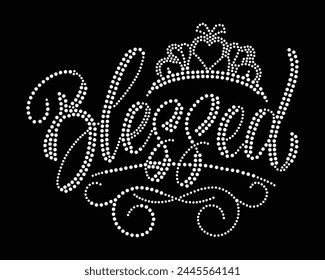 Logo Vector Rhinestone diseño de la camiseta