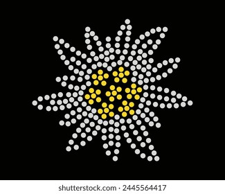 Logo Vector Rhinestone diseño de la camiseta