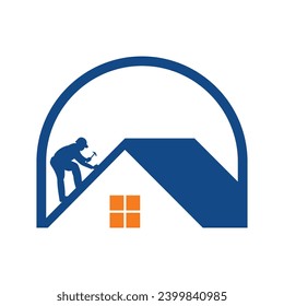 Logo Vector for Roofer House