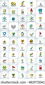 Logo vector set, abstract business icons