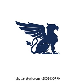 Logo vector for silhouette griffin