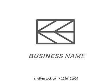 logo vector square line bold