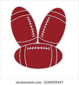 logo vector stock rugby ball trendy