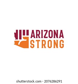 Vector de logotipos para arizona fuerte
