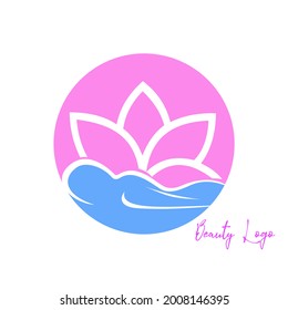 Logo-Vektorgrafik, geeignet für Beauty- oder Wellnessgeschäft