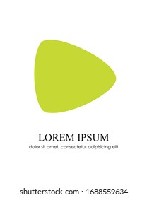 logo vector template sign symbol icon for business. company and employment. LOGO PLAY BUTTON