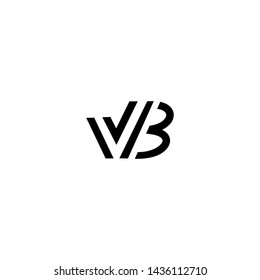 Logo Vector Text Vb Monogram Stock Vector (Royalty Free) 1436112710 ...