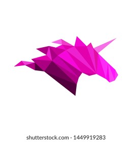logo vector unicorn pink cool