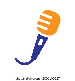 Logo Vector Voice Mic Singer Podcast