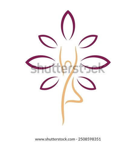 Logo vector for Yoga Wellness
