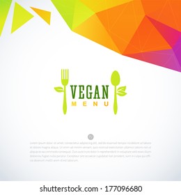 logo vegan menu vegan list design template logo vegan menu border nurture cafe fashionable art creative insert leaflet dine letterhead painting warming framing edge science marker luxury seal presenta