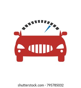 Logo Vehicle Race Car Speedometer