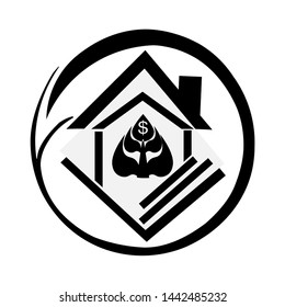 Logo vektor bisnis. Desain logo dolar. template uang dan logo bank untuk bisnis keuangan