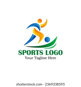 a logo with a very popular sports theme, namely football, can be used in various companies, especially in the field of football.