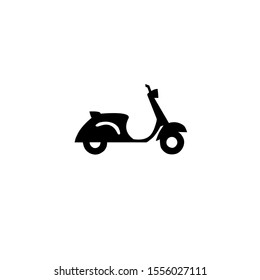 logo vespa scooter vintage cute simple vector