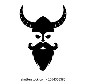 logo viking with horns