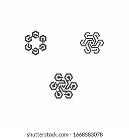 logo vintage design vector stock