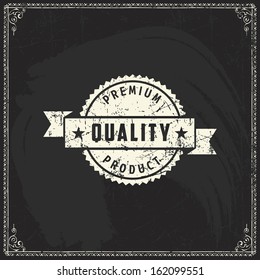 logo vintage grunge ribbon banner stars label agreement worth reduce award label on chalk chalkboard background template logo vintage grunge ribbon banner stars label line classic nails star hand text