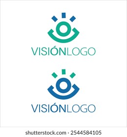 Logo vision, optical, eye, man, icon