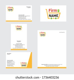 Logo, Visiting Card and Letterhead Design of any eCommerce or shopping company 