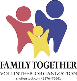 logo of the volunteer organization vector