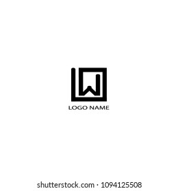 logo w abstract