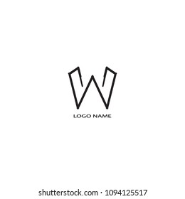logo w abstract