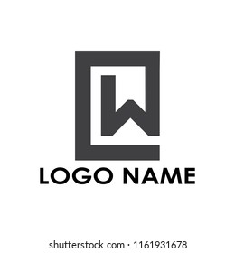 logo w abstract