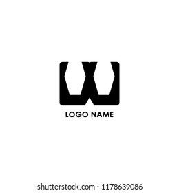 logo w abstract