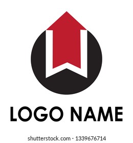 logo w abstract