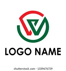 logo w abstract