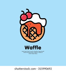 Logo Waffle Sweet