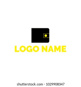 Logo wallet. Wallet, logo money