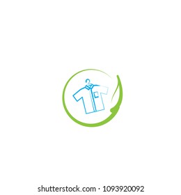 logo, washing, laundry icon vector template