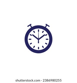A logo of watch icon vector design watch silhouette isolated dark design
