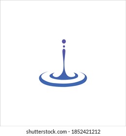 vector de la plantilla de icono de agua del logotipo