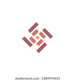 ein Logo eines Wassers oder einer Windmühle aus Holz mit unleerem Hintergrund, klassisch und schon seit langem vorhanden