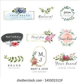 47,211 Flower logo watercolor Images, Stock Photos & Vectors | Shutterstock