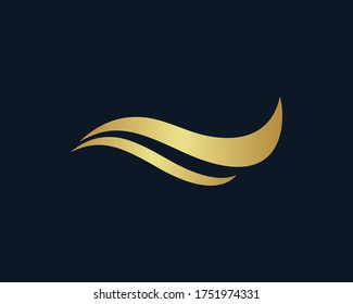 a logo of the wave