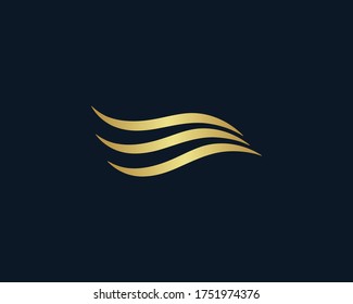 a logo of the wave