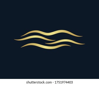 a logo of the wave