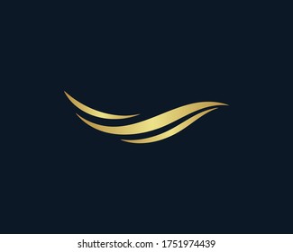 a logo of the wave
