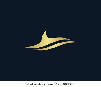 a logo of the wave