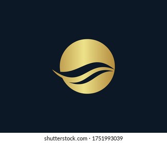 a logo of the wave