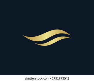 a logo of the wave