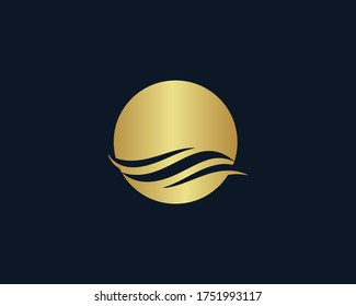a logo of the wave